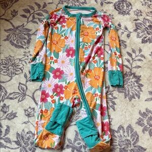 Little Sleepies Beachy Blooms Zippy 18-24 months